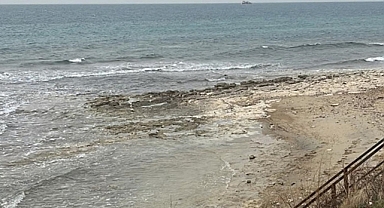 Saros Körfezi'ndeki deniz çekilmesi