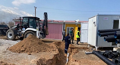 SASKİ Elbistan'da çalışıyor