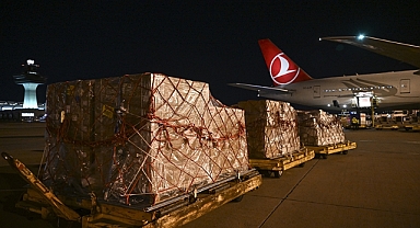 THY deprem bölgesine 4 bin 99 ton yardım malzemesi taşıdı