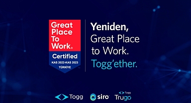 Togg Yeniden ‘Great Place to Work’ Sertifikası Kazandı