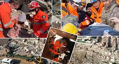 Türkiye deprem felaketi sonrası seferber oldu... Deprem felaketinde 8. gün
