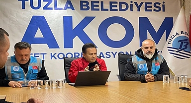 Tuzla Belediyesi, Hatay’a Koordinasyon Merkezi kurdu