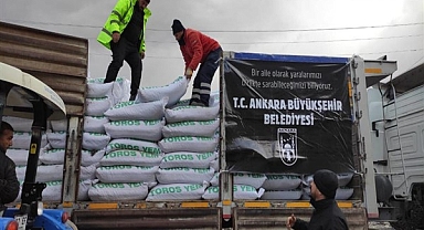 Ankara Büyükşehir Belediyesi'nin deprem bölgesine kırsal kalkınma desteği devam ediyor