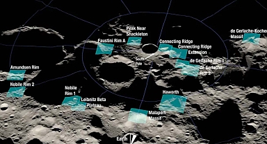 Astronotların Ay'a İnecekleri Noktanın Fotoğrafı Paylaşıldı
