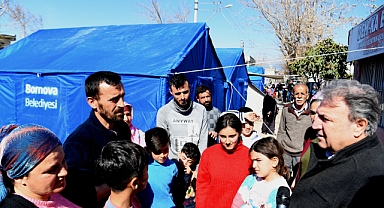 Bin kilometreden gelip engelli çocukların ailelerine çadır kurdular