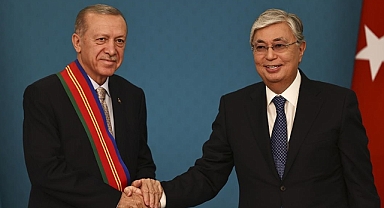 Cumhurbaşkanı Erdoğan, Kazakistan Cumhurbaşkanı Tokayev ile görüştü