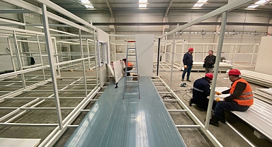 Düzce'de üretilen konteynerlerin sevkiyatına başlandı