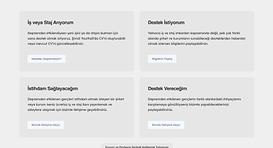 #SENİNLEYİZ SEFERBERLİĞİ, DEPREMZEDE GENÇLERE İSTİHDAM SAĞLAMAYA DEVAM EDİYOR