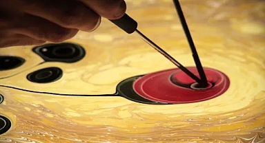 Sur Yapı Marka AVM’de hat,tezhip,ebru sergisi