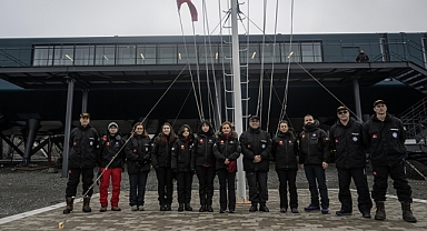 Türk bilim heyetinden King George Adası'nda diplomatik ziyaretler