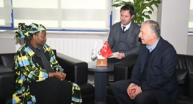 UGANDA BÜYÜKELÇİSİ'NDEN KSO'YA ZİYARET