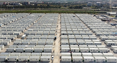 Deprem bölgesinde kurulan konteyner sayısı 75 bini aştı