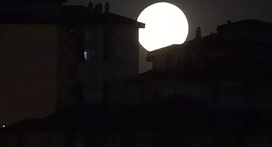 Dolunay güzelliği ile mest etti