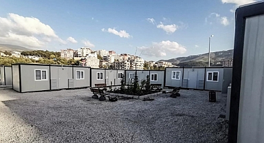 Hatay'da depremzedeler için 100 konteynerlik basketbol köyü kuruldu