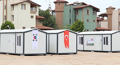  İskenderun'da Kore Mahallesi Konteyner Kenti kurulması için temel atıldı