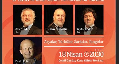 SALI RESİTALLERİ’NDE 3 BAS GRUBU RENKLİ BİR PROGRAMLA SAHNE ALACAK