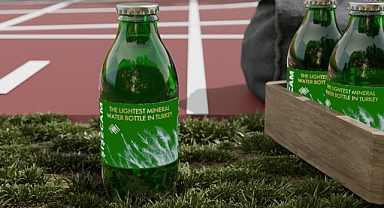 Şişecam’ın ürettiği Türkiye’nin En Hafif Maden Suyu Şişesi