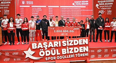 Bursa Büyükşehir, uluslararası müsabakalarda derece elde eden sporcuları ödüllendirdi