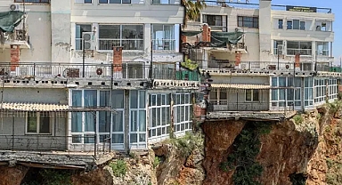 Çatlak falez üzerindeki yapıya 'Güçlendirme gerekmiyor' raporu