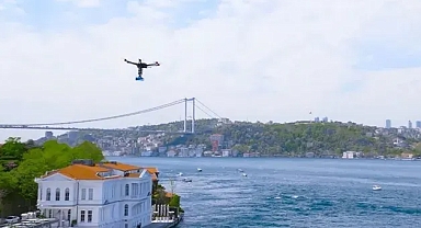 Drone ile kıtalar arası teslimat gerçekleşti
