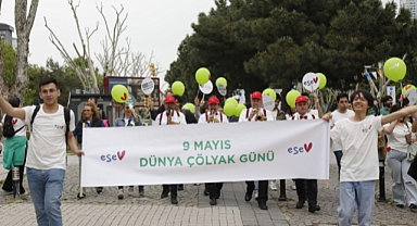 ESEV gönüllüleri Çölyak farkındalığı için yürüdü