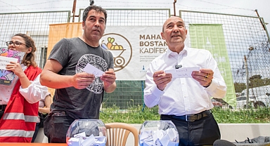 İzmir'de mahalle bostanı için kura çekildi