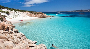 Sardunya Adası’nda göçmen kuşlar için midye kabuklarından adacık yapıldı