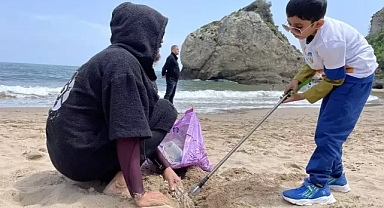 Şile'de G20 ülkeleriyle eş zamanlı kıyı temizliği 