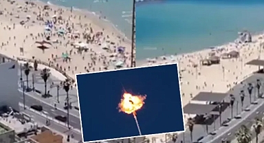 Sirenler çaldı, sahilde panik kamerada!