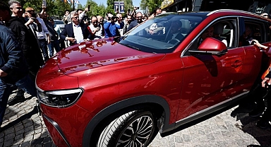 Türkiye'nin yerli otomobili Togg Düzce'de tanıtıldı