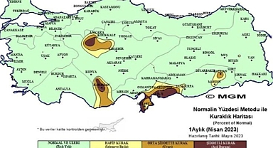 Yağışlar arttı, haritanın rengi değişti