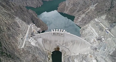 Yusufeli Barajı ve HES'te su yüksekliği 145,30 metreye ulaştı