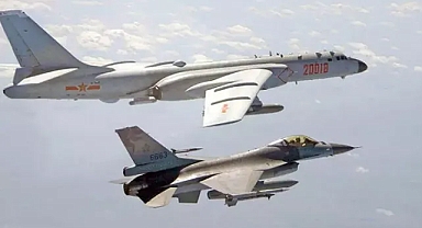 Çin ve Tayvan arasında gerilim! 37 askeri uçak hava sahasına girdi