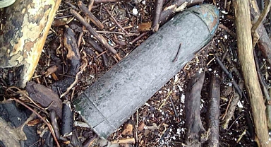 Deniz kıyısında bulunan şüpheli cisim imha edildi