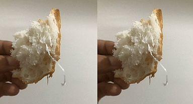 Ekmeğin içinden çıkanı görünce neye uğradığını şaşırdı