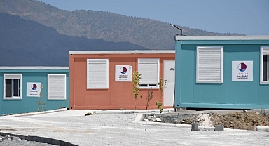 Hatay'da yapımı tamamlanan Katar-2 Konteyner Kenti'nin teslimi yapıldı