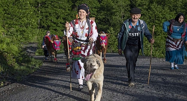 Karadeniz'de yaylacıların göç yolculuğu başladı