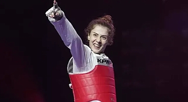 Milli tekvandocu Merve Dinçel, altın madalya kazandı