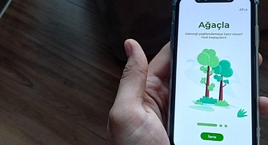 Mobil uygulamayla dikilen fidanların gelişimi takip edilecek