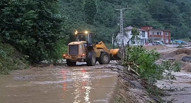 Ordu’da sel sularında mahsur kalan 6 kişi kurtarıldı