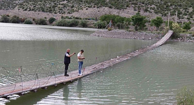 Tortum Gölü’nde su seviyesi dokuz metre yükseldi