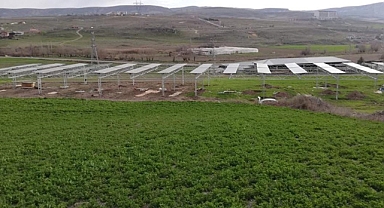 Türkiye'nin ilk açık alanda Tarım GES uygulaması Ankara'nın Ayaş ilçesinde elektrik üretmeye başlıyor