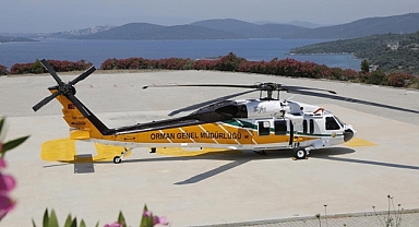 TUSAŞ'ın ürettiği yangın söndürme helikopteri 