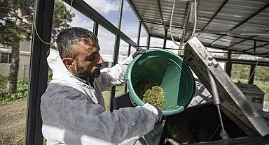 Yemek atıklarından üretilen gübre çiftçilere ücretsiz dağıtılıyor 