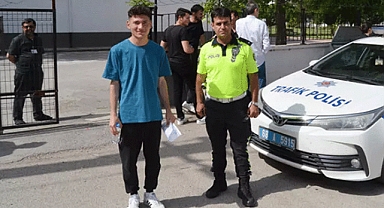 YKS adayı Sefa'yı sınava polis yetiştirdi