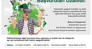 ÇEVKO Vakfı  Yeşil Nokta Öğrenci Ödülleri Başvuru Süreci Devam Ediyor