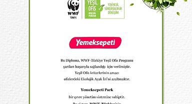 Yemeksepeti, Artık Yeşil Ofis!