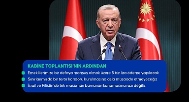 Cumhurbaşkanı Erdoğan'dan emeklilere müjde
