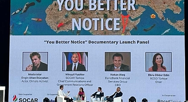 Aktör Engin Altan Düzyatan’ın dünyadaki plastik kirliliğine dikkat çeken 