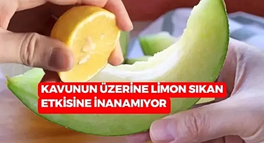Kavunun üzerine limon sıkıp yiyen etkisine inanamıyor! Kanser hücrelerine savaş açıyor, böbrek sağlığını koruyor